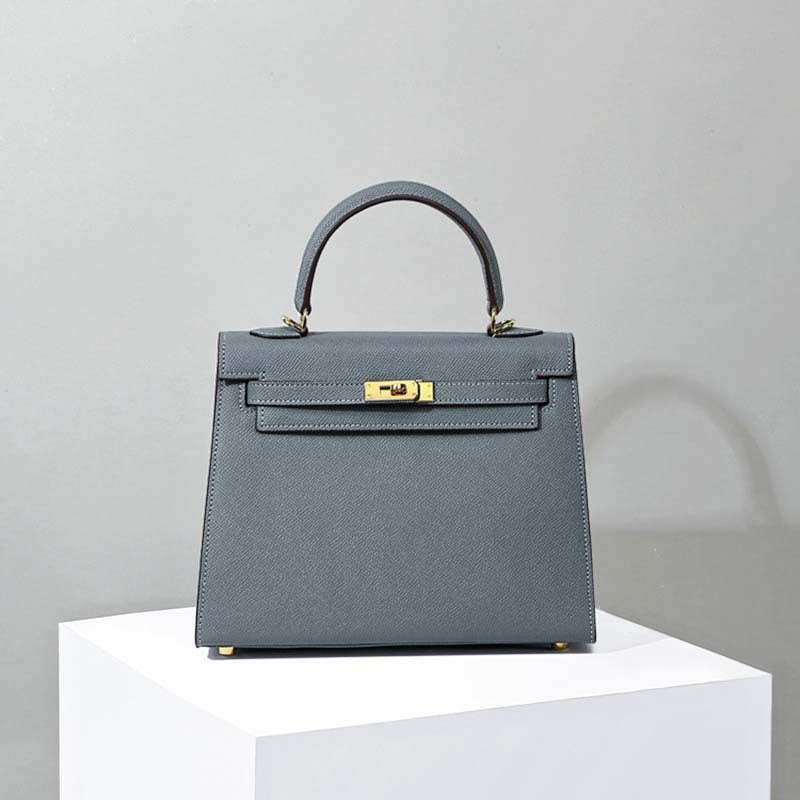 Fashionable cowhide high-end leather Kelly bag palm pattern crossbody handbag small handbag for women