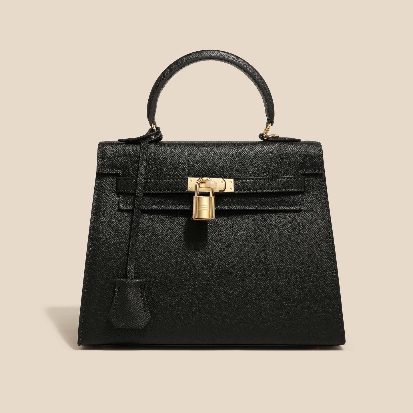 Fashionable cowhide high-end leather Kelly bag palm pattern crossbody handbag small handbag for women